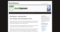 Desktop Screenshot of excelexposure.com